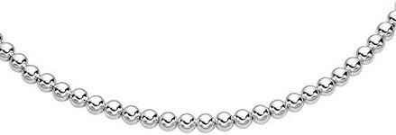 Sterling Silver Bead Women's Bracelet, 7.5"