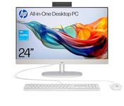 HP 24” All-in-One Desktop PC | Intel® Core™ i3-N300 Processor | 8 GB RAM | 256 GB SSD | Intel UHD Graphics | FHD Display | Windows 11 Home | Dual Speakers | Shell White | 24-cr0063sa