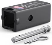 AutoBeeDen Trailer Hitch Receiver Extender Adapter Reducer Sleeve Set, 3 to 2-1/2 or 2 Inch, 2-1/2 to 2 Inch, 3" 2.5" 2" Receiver Hitches Towing Accessories, with Pin and Clip