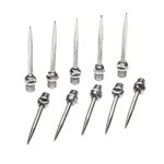 Dreld 10pcs Professional Replaceable Dart Steel Tip Thread Darts Needle Accessories