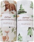 LifeTree Muslin Swaddle Blankets Ne