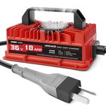 EPOWREY 18 AMP Golf Cart Battery Charger for 36 Volt Club Car, EZGO & Yamaha with Crowfoot Plug-Lead Acid