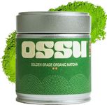 OSSU 40g Organic Matcha Green Tea Powder | Japanese Golden Grade | True Ceremonial Grade | Spring Harvest | UJI, Kyoto | Stone-Ground | Green Tea