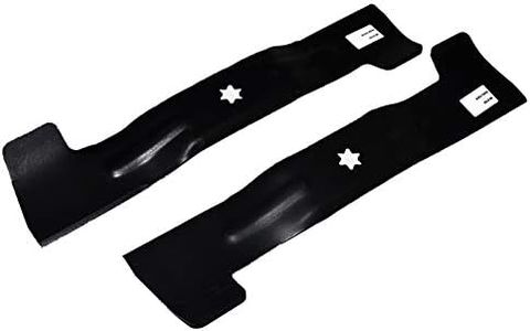 2 X 46,5 CM lames pour tondeuses MTD/Gutbrod/Yard Man/Fleurelle 742-0672, 742-0673/742-0659, 742-0660/742-04020, 742-04021/742-04020A, 742-04021A - droite + gauche