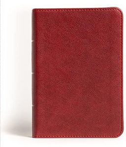 NASB Large Print Compact Reference Bible, Burgundy Leathertouch