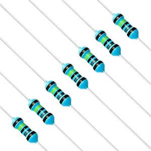 Chanzon 100pcs 1/4W (0.25W) 1.8M Ω ohm 1m8 Metal Film Fixed Resistor 0.01 ±1% Tolerance 1.8MR MF Through Hole Resistors Current Limiting Rohs Certificated