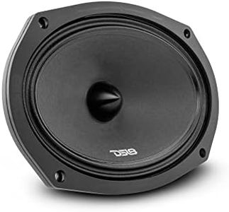 DS18 PRO-ZXI694BM 6 X 9 Inches Pro Audio Mid-Range Loudspeaker with Bullet and Grill 600 Watts 4-Ohm (1 Speaker)