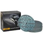 Mirka Galaxy epoxy sandpaper 150mm Hook & Loop grit 40 for sanding epoxy resin, wood, epoxy, rivertable / 50 pcs sanding discs