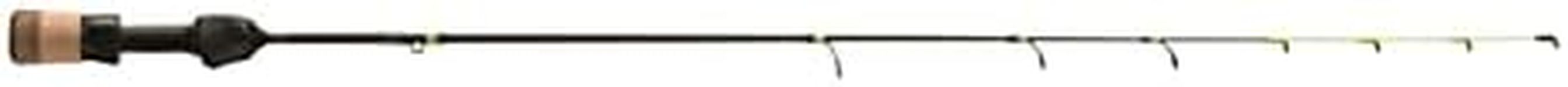 13 FISHING - Tickle Stick - Ice Fishing Rod - Gen 3-23" SUL (Super Ultra Light) - 0-1/64oz - PC2 Flat-Tip Blank - TS3-23SUL