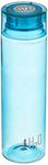 CELLO H2O Round Unbreakable Plastic Water Bottle Premium Edition | Leak proof & break-proof | Best Usage for Office/School/College/Gym/Picnic/Home/Fridge | 1 Liter | Blue, Set of 1