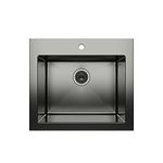 Cantrio MS-018 Premium Stainless Steel Utility Sink with 25" x 22" x 11.625" Dimensions