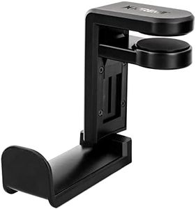 Xtreme Desk Headphones Swivel Mount, Also Holds PC Gaming Controllers, Swivels 360 Degrees for Easy Access, Easy DIY Installation in Any Desktop Space