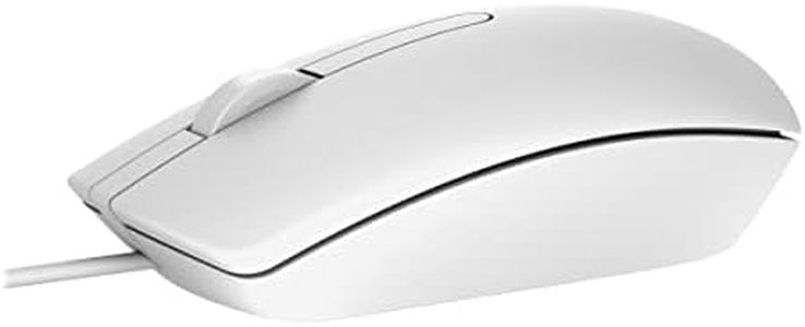 Dell MS116 - Mouse - Optical - Wired - USB - White - for Latitude 3310 2-in-1, 5310, Optiplex 5250, 90XX, Precision 3431, Vostro 34XX