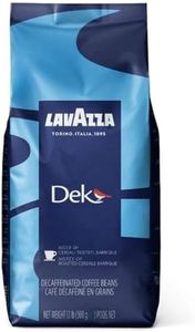 Lavazza DEK Whole Bean Coffee Blend, Decaffeinated Dark Espresso Roast, 1.1-Pound Bag , Authentic Italian, Blended and Roasted in Italy, Creamy with Smooth Flavor and Exceptional Aroma