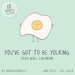 rockdoodles 2025 Punny Wall Calendar | Funny 12 Month Calendar New For 2025, 12 All New Puns in a Large Monthly Format, Family Friendly Puns, Whole Office or Family will Enjoy, 2025 Joke Wall Calendar