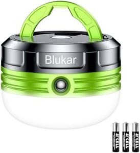 Blukar Camping Lantern, Camping Light LED Outdoor Lights, Tent Light Battery Powered,Water Resistant 3 Modes Emergency Light for Camping, Emergency, Fishing, Hiking etc. (3 AA Batteries Included)