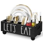 Paper Plate Dispenser, Paper Plate Holder for Counter