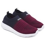 ASIAN Women's Elasto-02 Knitted Sports Shoes (Maroon)