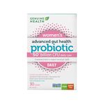 Genuine Health Advanced Gut Health Probiotic Women's Daily 50 Billion CFU - Healthy Digestion & Gut Flora Support - Women’s Probiotic - Vegan, Gluten-Free & Non-GMO - 30 Capsules (30 Servings)