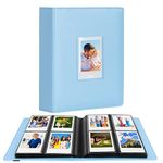 288 Vertical Photos for Instax Mini Photo Book, Front Window, For Polaroid Book Album 2x3 For Fujifilm Instax Mini 12 11 9 99 8 40 Film, Fits Polaroid 300, HP Sprocket, K-pop Photocards (Blue)