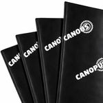 CANOPUS Professional Car Sound Deadening Mat 80 mil Total 5 sqft, Butyl Sound Deadener Mat with Self Adhesive, Noise Dampening for Car Trunk, Door, Floor and Ceiling, Black