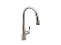 KOHLER 597-VS Simplice Kitchen Faucet, One Size, Vibrant Stainless