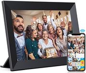 Digital Photo Frame WiFi 10.1 Inch Frameo Smart Digital Picture Frame with HD IPS Touch Screen, 16GB Storage, Auto-Rotate, Send Photos or Videos via Free App from Anywhere, Black