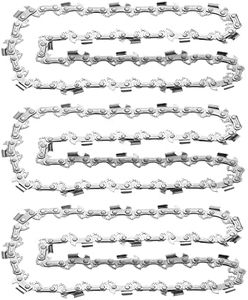 Loggers Art Gens R40 10 Inch Chainsaw Chain .043" Gauge 3/8" LP Pitch 40 Drive Links, fits Oregon Echo Craftsman Sear Ryobi Husqvarna Poulan EGO and More (3 Pack)