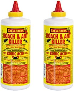 Zap-A-Roach Boric Acid Powder Roach & Ant Killer - (2-Pack) 16 oz - Easy to Spread Ant and Cockroach Killer Indoor Home