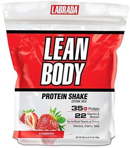 Labrada Nutrition Lean Body Hi-Protein Shake, Strawberry, 2.47-Pound Tub Strawberry PACKAGING MAY VARY