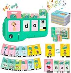 Spelling Games for Kids, Educational Toy For 3 4 5 6 Years Old Boys And Girls - Montessori Toys for Toddlers, CVC Word Builder Learning Machine, Speech Therapy Autism Sensory Toys for kids 3-6 (Green)