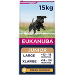 Eukanuba Complete Dry Dog Food for Junior Puppy Large and Giant Breeds with Fresh Chicken 15 kg