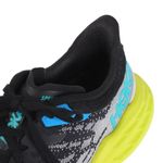 Hoka One One Womens Speedgoat 5 Textile Synthetic Black Evening Primrose Trainers 7.5 US