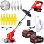 Xbzzgmg Cordless Strimmer, Adjustab
