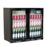 ROCKWELL 193Ltr, Back Bar Cooler, Digital Temperature Display, Heavy Duty Design (BB220C, Black)