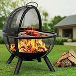 Ikuby Ball of Fire Pit 35" Outdoor 