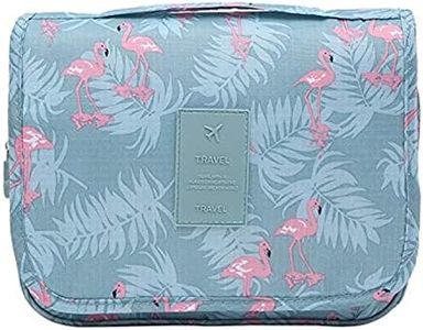 Hanging Travel Toiletry Bag Cosmetic Make up Organizer (Flamingo 1)