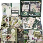 LANLOY 346pcs Journal Supplies Kit Vintage Scrapbook Stickers Art Journaling Bullet Junk Journal Planners DIY Decoration Paper Stickers Craft Kits Notebook Collage Album (Botanical Scrapbook)