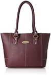 Fostelo Women's Vegan Leather Everly Handbags Shoulder Hobo Bag Ladies Purse (Maroon) (Large)