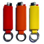 3 Pack of Keychain Lighter Holders for BIC Lighters - BIC Lighter case is Perfect to Attach to Your Keys as a Keychain or Your Purse, Travel Bag and More | Lighter Not Included (Red, Orange & Yellow)