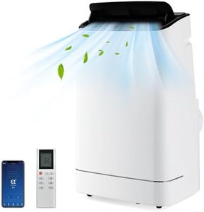 KOTEK Portable Air Conditioner with Heat, up to 800 Sq.Ft, 15000 BTU 4-in-1 AC Unit for Bedroom with Auto Swing, APP/Remote Control, Window Kit, Sleep Mode & 24H Timer for Home & Office