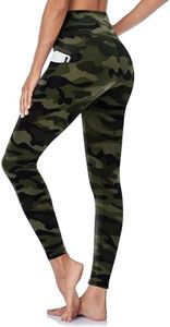 GAYHAY High Waisted Leggings with Pockets for Women - Soft Opaque Tummy Control Pants for Running Cycling Yoga