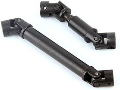 LCX Racing 1/24th RC Crawler Car Hardened Steel Drive Shaft Upgrades Parts Accessories for Axial SCX24 90081, Black