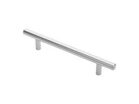 Carlisle Brass FTD445BCP FTD 12MM Steel T-BAR Handle 128MM C/C, Polished Chrome, 128 mm