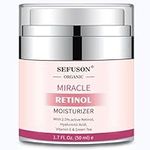 Retinol Moisturizer Cream,For Face&Eye Area Anti Aging Wrinkles & Acne & Fine Lines,with Vitamin E&Hyaluronic Acid & Jojoba Oil.Best Night&Day Facial Cream.With 2.5% Active Retinol (50Milliliter)