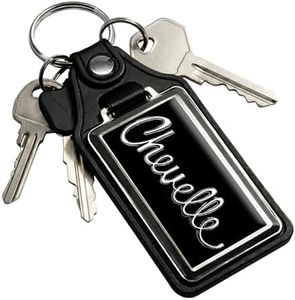 Brotherhood Car Key Chain for Chevelle - Classic Models Keychain for Men and Women Gift Key Ring - Black - Script 1970