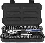 WORKPRO 39-Piece Drive Socket Set 1