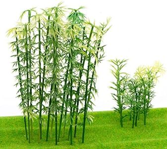 Ymeibe 100pcs Model Trees Miniature Landscape Plastic Bamboo Trees 4 Scale 1:75 Zz100/100pcs