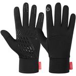 coskefy Running Gloves, Thermal Touch Screen Gloves Winter Gloves Men Women for Cycling Biking Sports Walking Skiing Liners