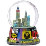 ZIZO USA York City Broadway Snow Globe (3.5 inches Tall) Souvenir Broadway Theater Shows Snow Globes